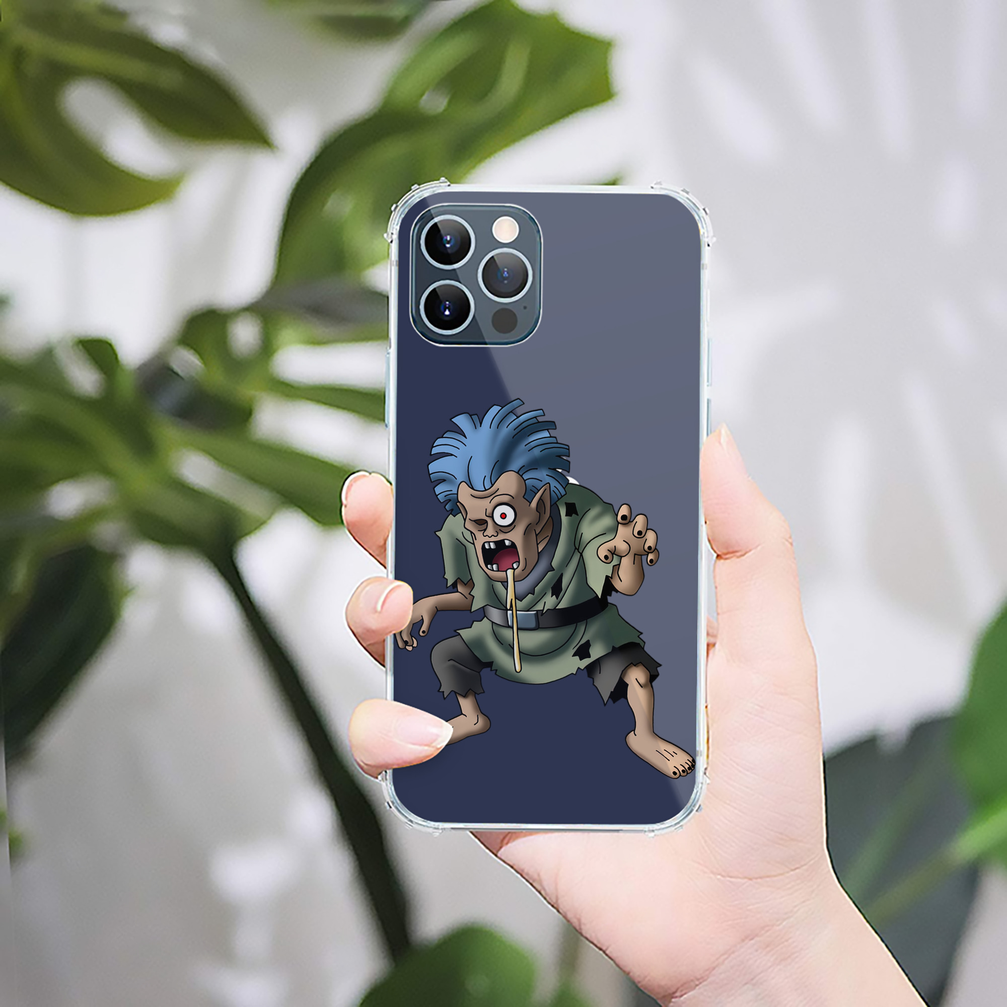 （画像用） ドラゴンクエスト Doragon Kuesuto Dragon Quest 【iPhone 12シリーズ対応】透明スマホケース（クリアソフトケース）